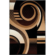 Blitar Brown Black, Brown Cream, & Gray 5' X 7' Area Rug - R&R Furniture Gallery (Fountain Valley, CA)