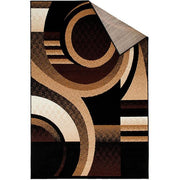 Blitar Brown Black, Brown Cream, & Gray 5' X 7' Area Rug - R&R Furniture Gallery (Fountain Valley, CA)