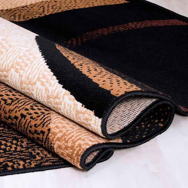 Blitar Brown Black, Brown Cream, & Gray 5' X 7' Area Rug - R&R Furniture Gallery (Fountain Valley, CA)