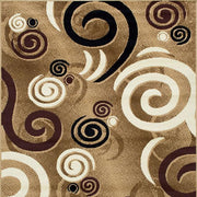 Blitar Brown Black, Brown Cream, & Gray 5' X 7' Area Rug - R&R Furniture Gallery (Fountain Valley, CA)