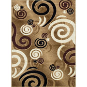 Blitar Brown Black, Brown Cream, & Gray 5' X 7' Area Rug - R&R Furniture Gallery (Fountain Valley, CA)