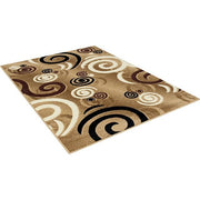 Blitar Brown Black, Brown Cream, & Gray 5' X 7' Area Rug - R&R Furniture Gallery (Fountain Valley, CA)