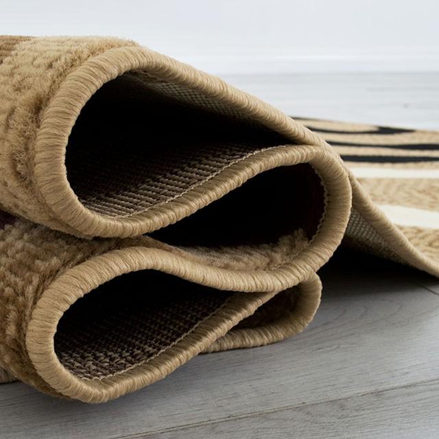 Blitar Brown Black, Brown Cream, & Gray 5' X 7' Area Rug - R&R Furniture Gallery (Fountain Valley, CA)