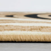 Blitar Brown Black, Brown Cream, & Gray 5' X 7' Area Rug - R&R Furniture Gallery (Fountain Valley, CA)