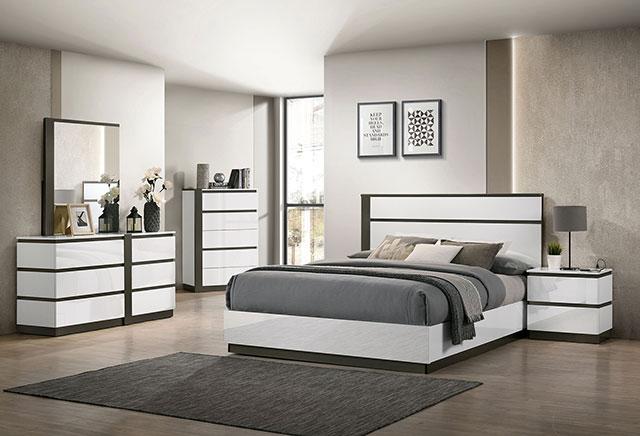 BIRSFELDEN Mirror, White - R&R Furniture Gallery (Fountain Valley, CA)