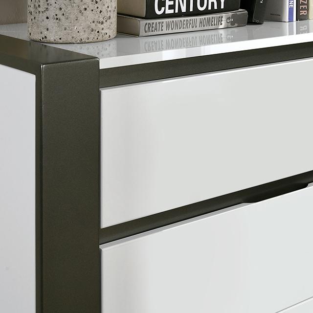BIRSFELDEN Chest, White - R&R Furniture Gallery (Fountain Valley, CA)