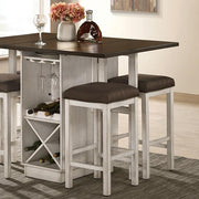 BINGHAM Counter Ht. Table w/ 2 x 15" Leaves - R&R Furniture Gallery (Fountain Valley, CA)