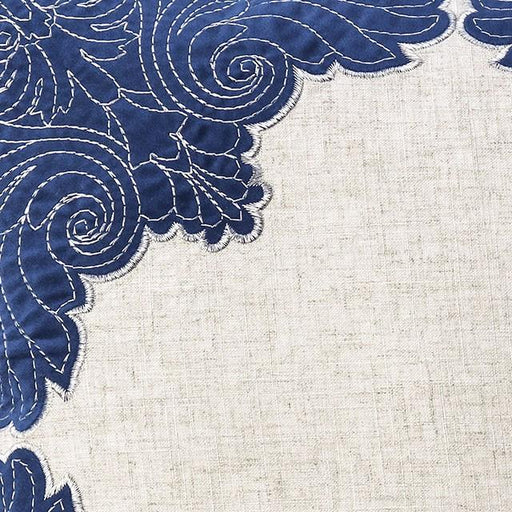 Beth Natural/Indigo 20" X 20" Pillow, Natural & Indigo (2/CTN) - R&R Furniture Gallery (Fountain Valley, CA)