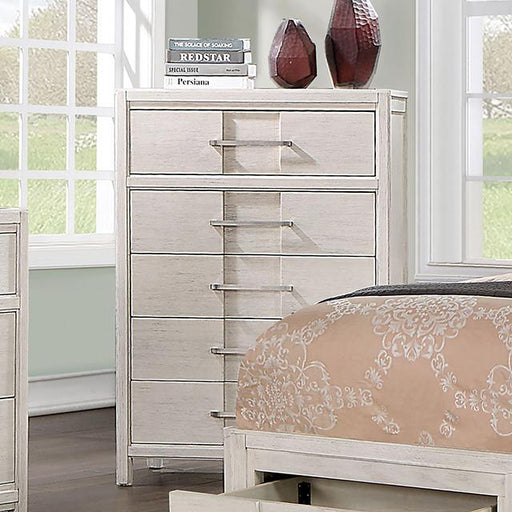Berenice Chest Gray, White, & Espresso - R&R Furniture Gallery (Fountain Valley, CA)
