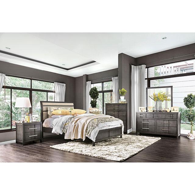 Berenice Dresser White, Gray, & Espresso - R&R Furniture Gallery (Fountain Valley, CA)