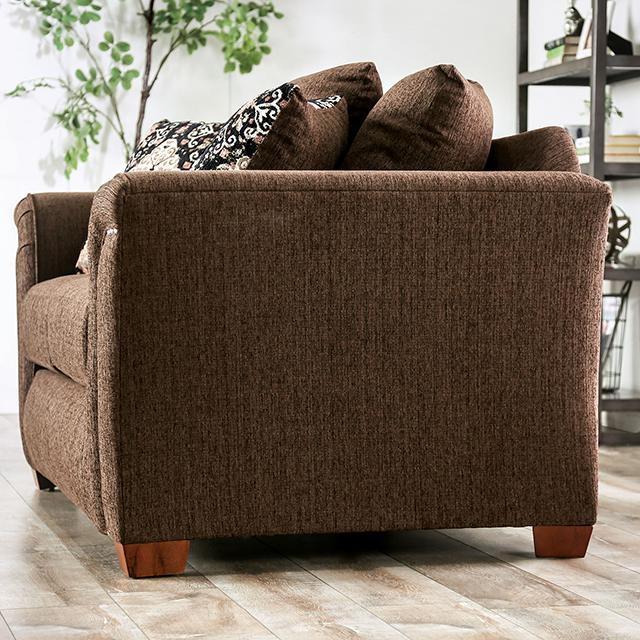 BELSIZE Sofa, Chocolate/Tan - R&R Furniture Gallery (Fountain Valley, CA)
