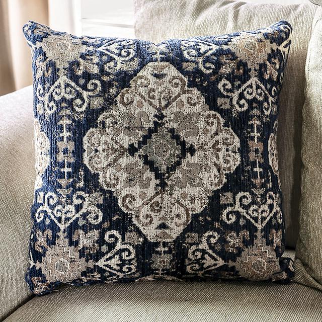 BELSIZE Sofa, Beige/Navy - R&R Furniture Gallery (Fountain Valley, CA)