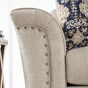 BELSIZE Sofa, Beige/Navy - R&R Furniture Gallery (Fountain Valley, CA)