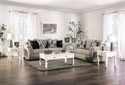 BELSIZE Loveseat Grey, Beige, & Choclate - R&R Furniture Gallery (Fountain Valley, CA)
