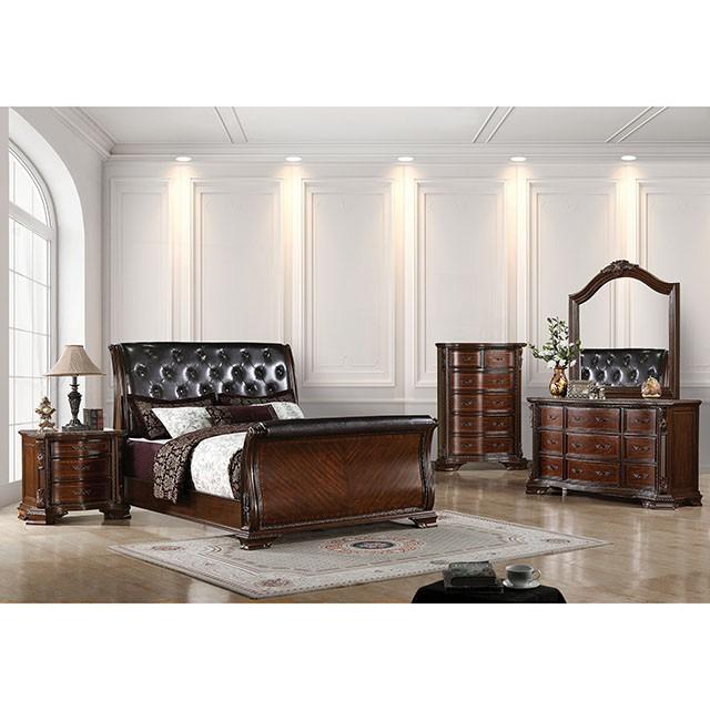 Monte Vista I Brown Cherry Night Stand - R&R Furniture Gallery (Fountain Valley, CA)