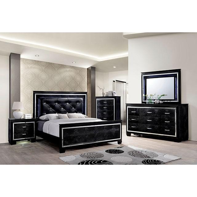 BELLANOVA Black Dresser - R&R Furniture Gallery (Fountain Valley, CA)