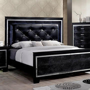 Bellagrand Bed Oak, Silver & Black - R&R Furniture Gallery (Fountain Valley, CA)