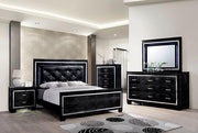 Bellagrand Bed Oak, Silver & Black - R&R Furniture Gallery (Fountain Valley, CA)