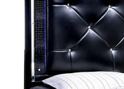 Bellagrand Bed Oak, Silver & Black - R&R Furniture Gallery (Fountain Valley, CA)