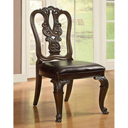 Bellagio Brown Cherry Round Dining Table - R&R Furniture Gallery (Fountain Valley, CA)