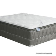 STORMIN White/Gray 13" Euro Pillow Top Mattress, Queen - R&R Furniture Gallery (Fountain Valley, CA)