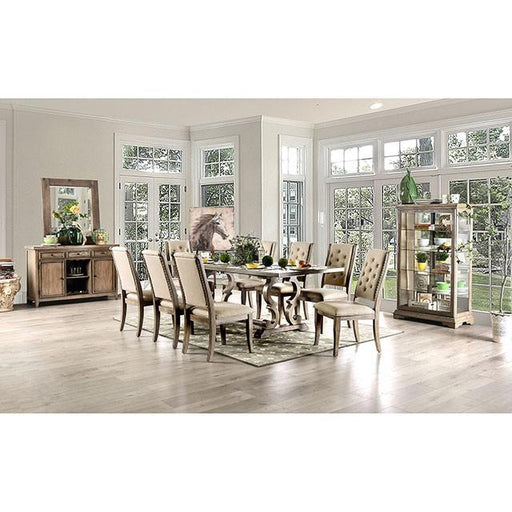 Patience Rustic Natural Tone Dining Table - R&R Furniture Gallery (Fountain Valley, CA)