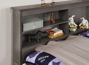TIBALT Twin DayBed w/ Trundle, Dark Gray - R&R Furniture Gallery (Fountain Valley, CA)