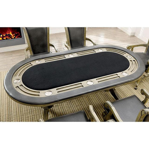 MELINA Gray Game Table - R&R Furniture Gallery (Fountain Valley, CA)