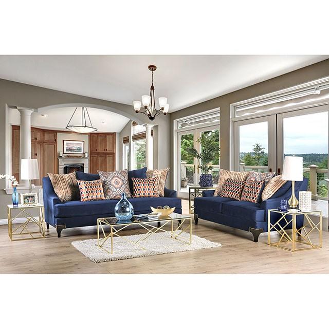 Sisseton Navy Sofa - R&R Furniture Gallery (Fountain Valley, CA)