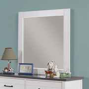 PRIAM Mirror, White/Gray - R&R Furniture Gallery (Fountain Valley, CA)