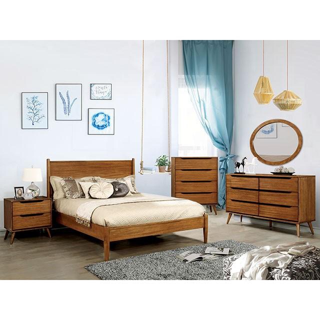 Lennart Oak Rectangular Mirror - R&R Furniture Gallery (Fountain Valley, CA)