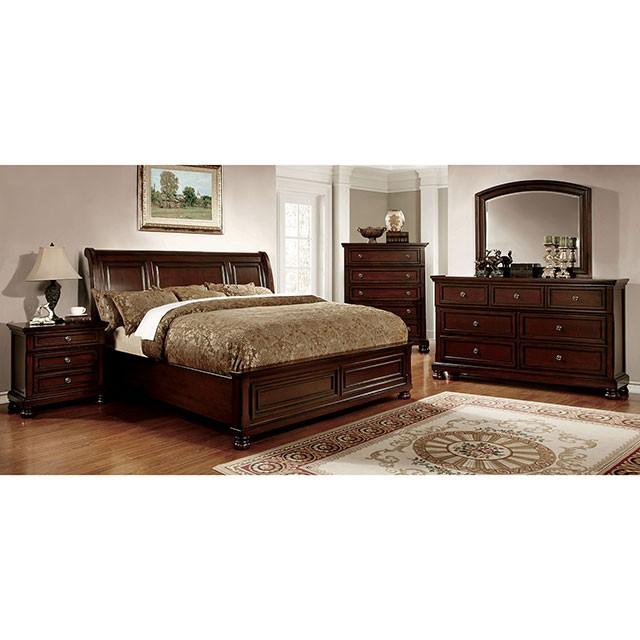 NORTHVILLE Dark Cherry Night Stand - R&R Furniture Gallery (Fountain Valley, CA)