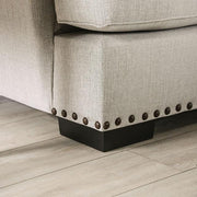 PICOTEE Sofa, Light Gray/Black - R&R Furniture Gallery (Fountain Valley, CA)
