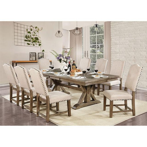 Julia Light Oak Dining Table - R&R Furniture Gallery (Fountain Valley, CA)