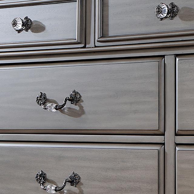 SYRACUSE Night Stand, Gray - R&R Furniture Gallery (Fountain Valley, CA)