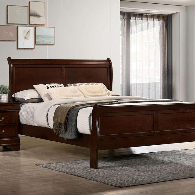 Louis Philippe Full, Twin, Full, & King Bed Black, Grey, Brown & White - R&R Furniture Gallery (Fountain Valley, CA)