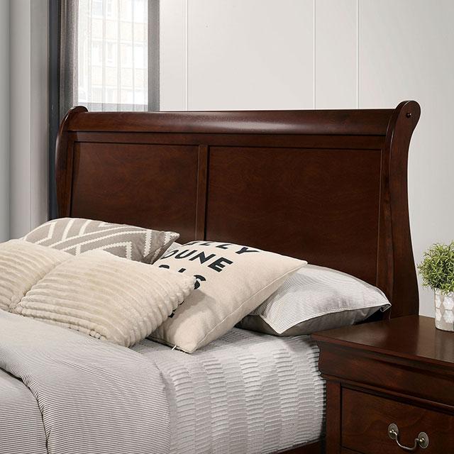 Louis Philippe Full, Twin, Full, & King Bed Black, Grey, Brown & White - R&R Furniture Gallery (Fountain Valley, CA)