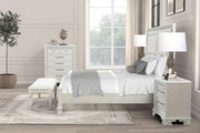 Stella Mia 4 Pc 5 Pc Queen Bedroom Set White - R&R Furniture Gallery (Fountain Valley, CA)