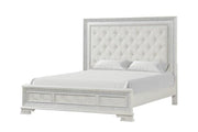 Stella Mia 4 Pc 5 Pc Queen Bedroom Set White - R&R Furniture Gallery (Fountain Valley, CA)