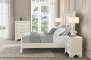 Stella Mia 4 Pc 5 Pc Queen Bedroom Set White - R&R Furniture Gallery (Fountain Valley, CA)