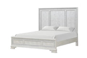 Stella Mia 4 Pc 5 Pc Queen Bedroom Set White - R&R Furniture Gallery (Fountain Valley, CA)