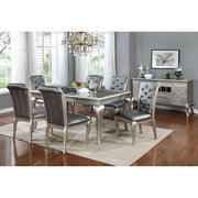 Amina Champagne Dining Table - R&R Furniture Gallery (Fountain Valley, CA)
