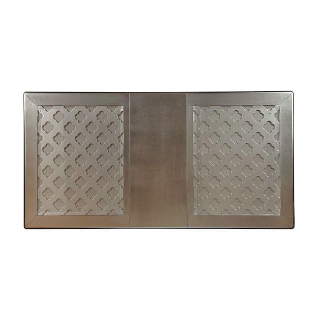 Amina Champagne Dining Table - R&R Furniture Gallery (Fountain Valley, CA)