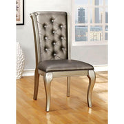 Amina Champagne Dining Table - R&R Furniture Gallery (Fountain Valley, CA)