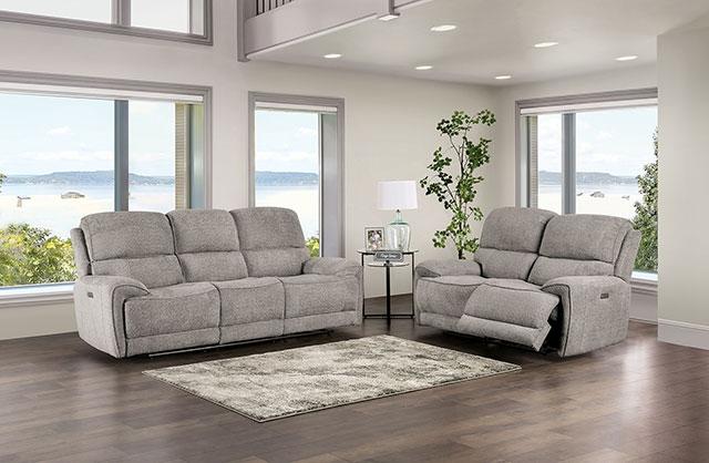 MORCOTE Power Sofa, Light Gray - R&R Furniture Gallery (Fountain Valley, CA)