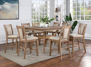 UPMINSTER Counter Ht. Table, Natural Tone - R&R Furniture Gallery (Fountain Valley, CA)