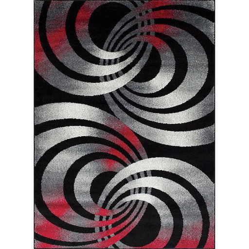 Serang Gray/Red 5' X 7' Area Rug - R&R Furniture Gallery (Fountain Valley, CA)