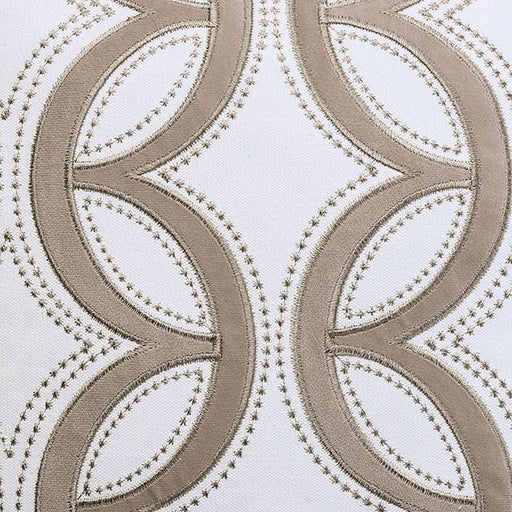 Lati Latte 20" X 20" Pillow, Latte (2/CTN) - R&R Furniture Gallery (Fountain Valley, CA)