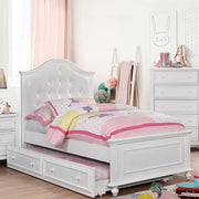 OLIVIA White Full & Twin Bed - R&R Furniture Gallery (Fountain Valley, CA)