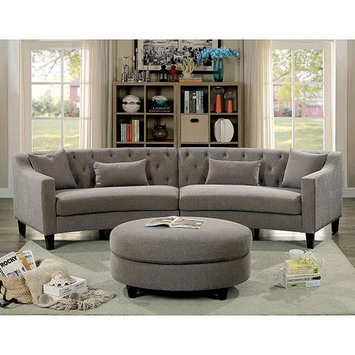 SARIN Warm Gray Sectional - R&R Furniture Gallery (Fountain Valley, CA)